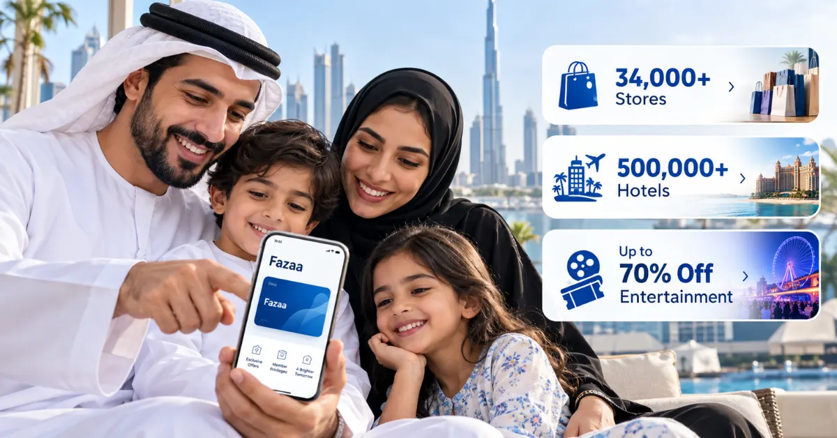 Fazaa free family membership 2026 benefits