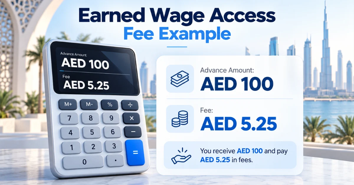 LuLu Money Earned Wage Access fee example